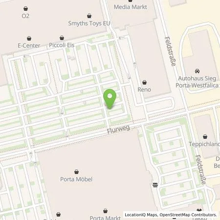Standortübersicht der Tankstelle Allego GmbH in 32457 Porta Westfalica