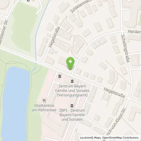 Standortübersicht der Tankstelle Zentrum Bayern Familie und Soziales in 95447 Bayreuth