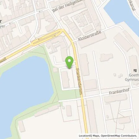 Standortübersicht der Tankstelle SWS Energie GmbH in 18439 Stralsund