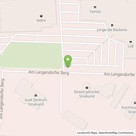 Standortübersicht der Tankstelle SWS Energie GmbH in 18442 Lüssow (Langendorf)