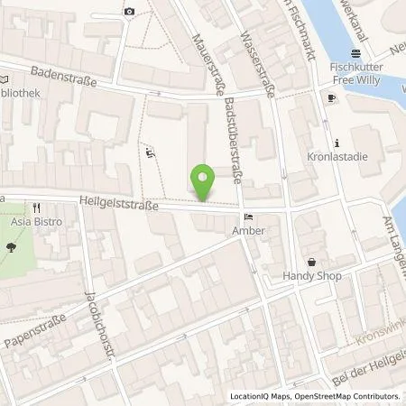 Standortübersicht der Tankstelle SWS Energie GmbH in 18439 Stralsund