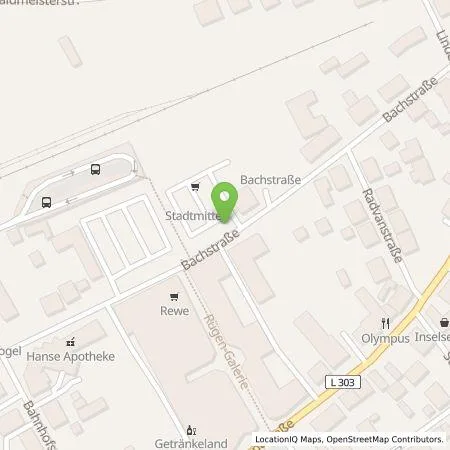 Standortübersicht der Tankstelle SWS Energie GmbH in 18546 Sassnitz