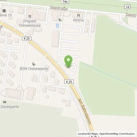 Standortübersicht der Tankstelle SWS Energie GmbH in 18374 Zingst