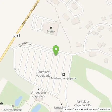 Standortübersicht der Tankstelle SWS Energie GmbH in 18337 Marlow