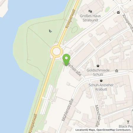 Standortübersicht der Tankstelle SWS Energie GmbH in 18439 Stralsund