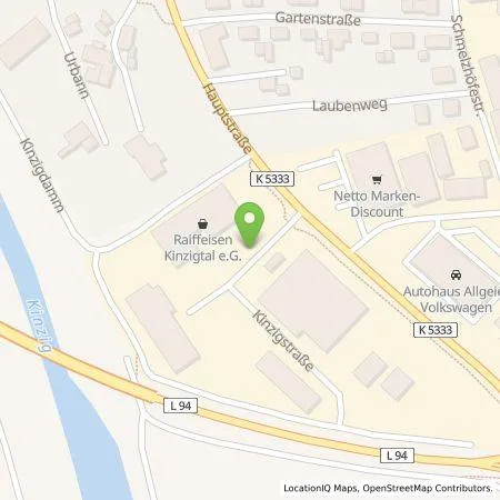 Standortübersicht der Tankstelle Elektrizitätswerk Mittelbaden AG & Co. KG in 77781 Biberach