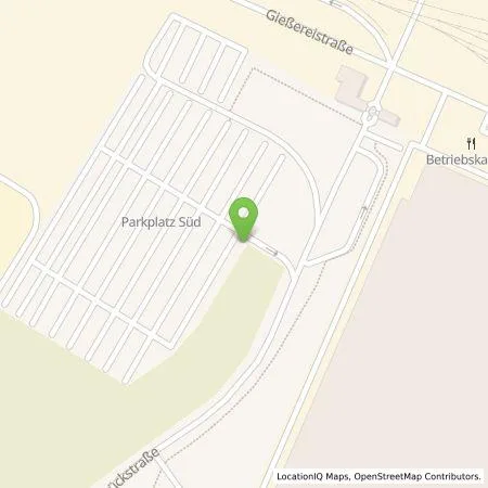 Standortübersicht der Tankstelle Volkswagen AG, Zweigniederlassung Werk Kassel in 34225 Baunatal