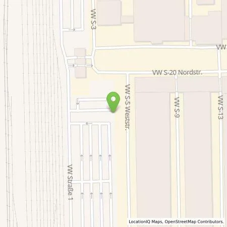 Standortübersicht der Tankstelle Volkswagen Sachsen GmbH, Werk Zwickau in 08058 Zwickau