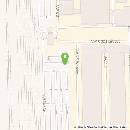 Standortübersicht der Tankstelle Volkswagen Sachsen GmbH, Werk Zwickau in 08058 Zwickau