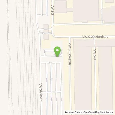 Standortübersicht der Tankstelle Volkswagen Sachsen GmbH, Werk Zwickau in 08058 Zwickau