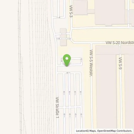 Standortübersicht der Tankstelle Volkswagen Sachsen GmbH, Werk Zwickau in 08058 Zwickau