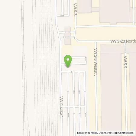 Standortübersicht der Tankstelle Volkswagen Sachsen GmbH, Werk Zwickau in 08058 Zwickau