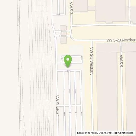 Standortübersicht der Tankstelle Volkswagen Sachsen GmbH, Werk Zwickau in 08058 Zwickau