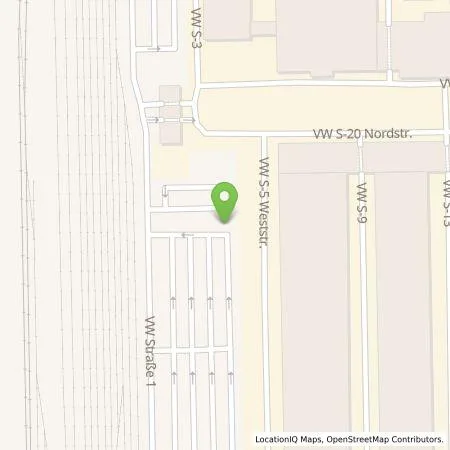 Standortübersicht der Tankstelle Volkswagen Sachsen GmbH, Werk Zwickau in 08058 Zwickau