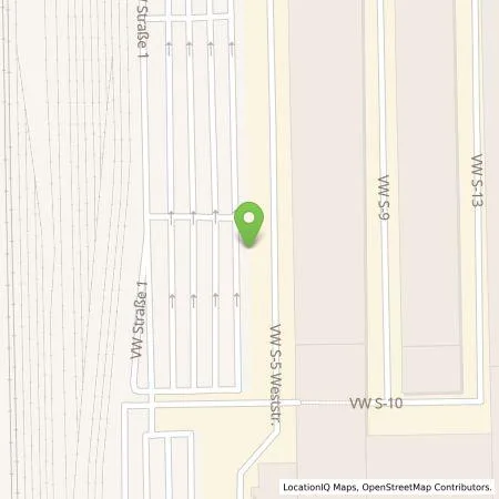 Standortübersicht der Tankstelle Volkswagen Sachsen GmbH, Werk Zwickau in 08058 Zwickau