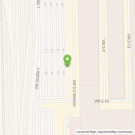 Standortübersicht der Tankstelle Volkswagen Sachsen GmbH, Werk Zwickau in 08058 Zwickau