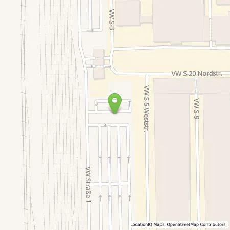 Standortübersicht der Tankstelle Volkswagen Sachsen GmbH, Werk Zwickau in 08058 Zwickau