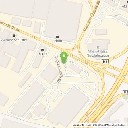 Standortübersicht der Tankstelle EWE Go GmbH in 95448 Bayreuth