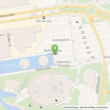 Standortübersicht der Tankstelle Volkswagen AG - Werk Wolfsburg in 38440 Wolfsburg