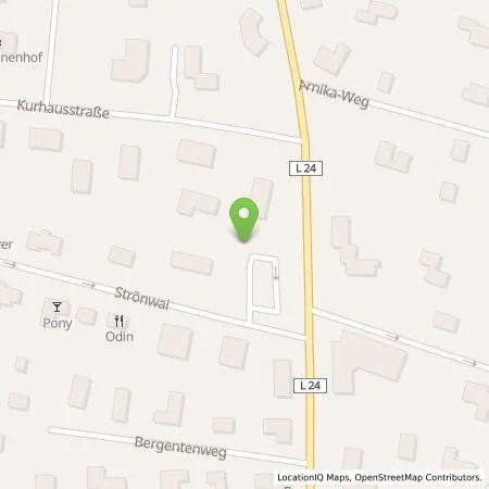 Standortübersicht der Tankstelle AlbatrosServiceGesellschaft mbH in 25999 Kampen