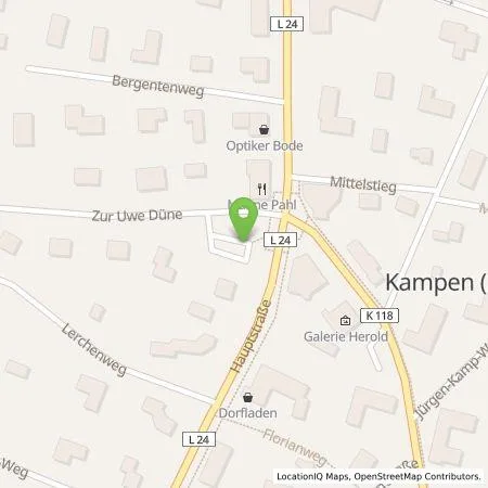 Standortübersicht der Tankstelle AlbatrosServiceGesellschaft mbH in 25999 Kampen