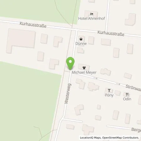 Standortübersicht der Tankstelle AlbatrosServiceGesellschaft mbH in 25999 Kampen