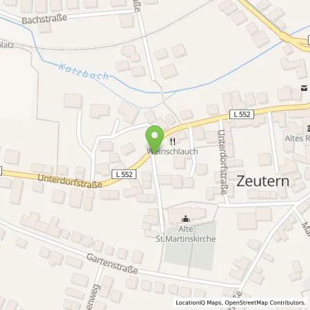 Standortübersicht der Tankstelle Energie- und Wasserversorgung Bruchsal GmbH in 76698 Ubstadt-Weiher