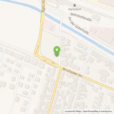 Standortübersicht der Tankstelle Energie- und Wasserversorgung Bruchsal GmbH in 76689 Karlsdorf