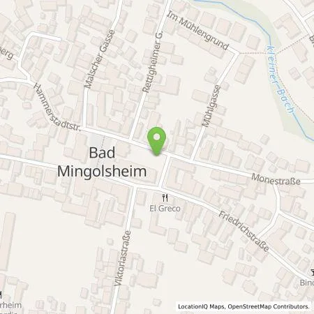 Standortübersicht der Tankstelle Energie- und Wasserversorgung Bruchsal GmbH in 76669 Bad Schönborn (Mingolsheim)