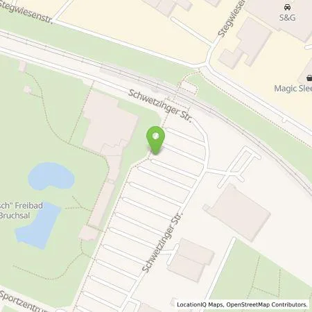 Standortübersicht der Tankstelle Energie- und Wasserversorgung Bruchsal GmbH in 76646 Bruchsal