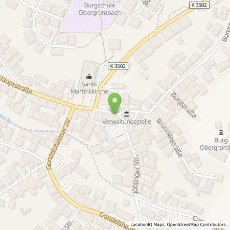 Standortübersicht der Tankstelle Energie- und Wasserversorgung Bruchsal GmbH in 76646 Bruchsal