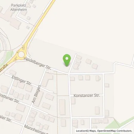 Standortübersicht der Tankstelle Energie- und Wasserversorgung Bruchsal GmbH in 76351 Linkenheim-Hochstetten