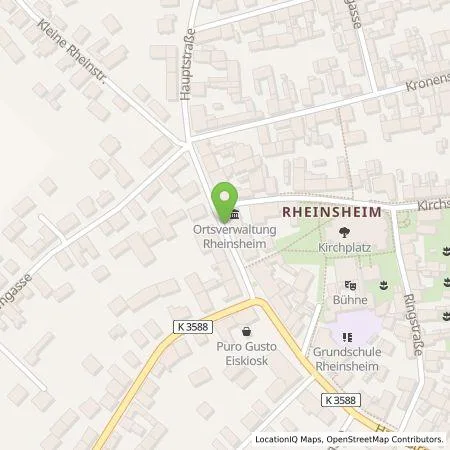 Standortübersicht der Tankstelle Energie- und Wasserversorgung Bruchsal GmbH in 76661 Philippsburg