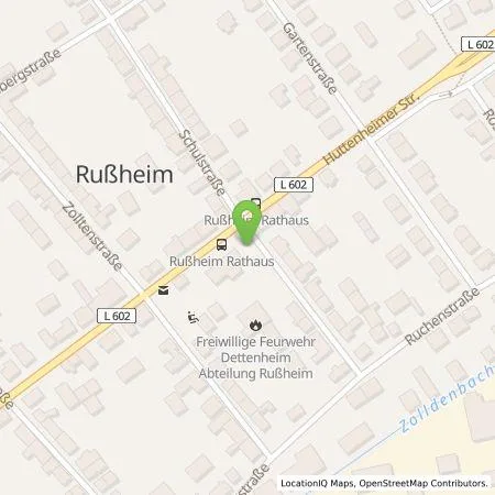 Standortübersicht der Tankstelle Energie- und Wasserversorgung Bruchsal GmbH in 76706 Dettenheim