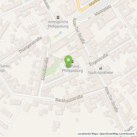 Standortübersicht der Tankstelle Energie- und Wasserversorgung Bruchsal GmbH in 76661 Philippsburg