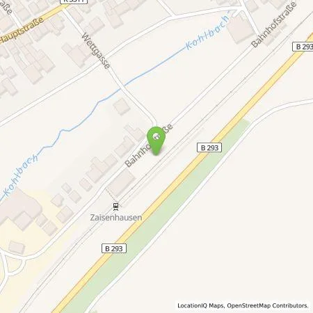 Standortübersicht der Tankstelle Energie- und Wasserversorgung Bruchsal GmbH in 75059 Zaisenhausen