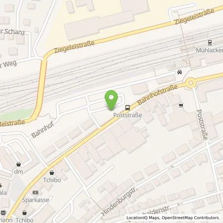 Standortübersicht der Tankstelle Stadtwerke Mühlacker GmbH in 75417 Mühlacker