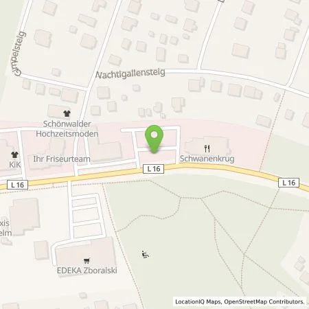 Standortübersicht der Tankstelle EMB Energie Brandenburg GmbH in 14621 Schönwalde-Glien