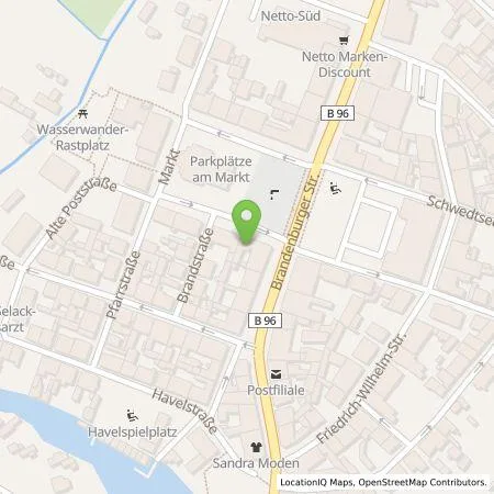 Standortübersicht der Tankstelle EMB Energie Brandenburg GmbH in 16798 Fürstenberg