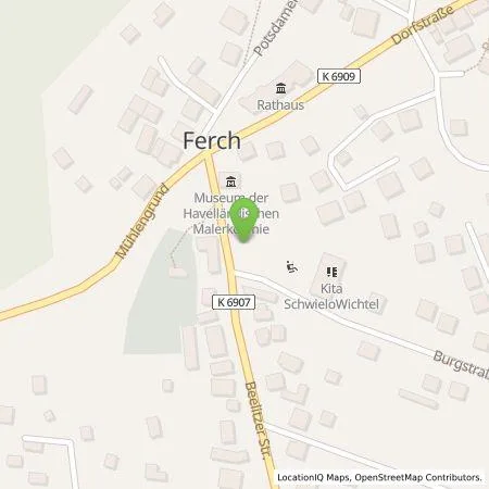 Standortübersicht der Tankstelle EMB Energie Brandenburg GmbH in 14548 Schwielowsee (Ferch)