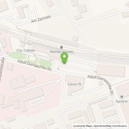 Standortübersicht der Tankstelle EMB Energie Brandenburg GmbH in 14542 Werder (Havel)