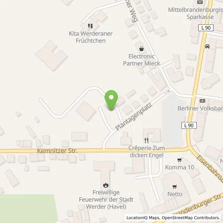 Standortübersicht der Tankstelle EMB Energie Brandenburg GmbH in 14542 Werder/Havel