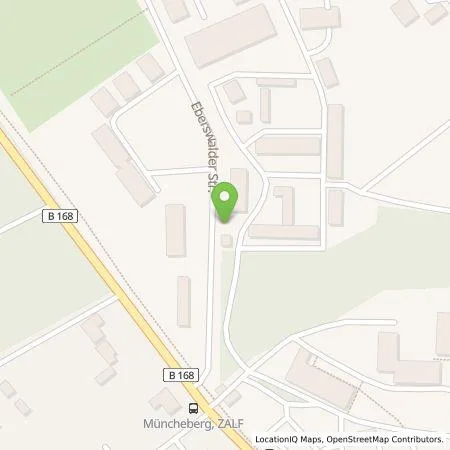 Standortübersicht der Tankstelle EMB Energie Brandenburg GmbH in 15374 Müncheberg