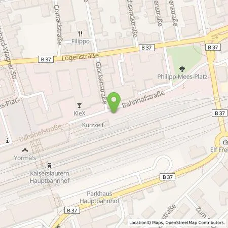 Standortübersicht der Tankstelle Ladestationen Südwest GmbH & Co. KG in 67655 Kaiserslautern