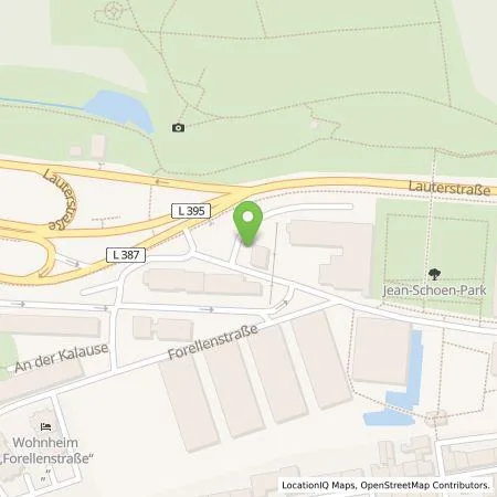 Standortübersicht der Tankstelle Ladestationen Südwest GmbH & Co. KG in 67659 Kaiserslautern