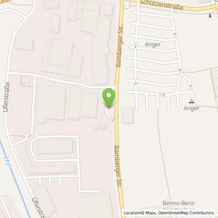 Standortübersicht der Tankstelle SÜC Energie und H20 GmbH in 96450 Coburg