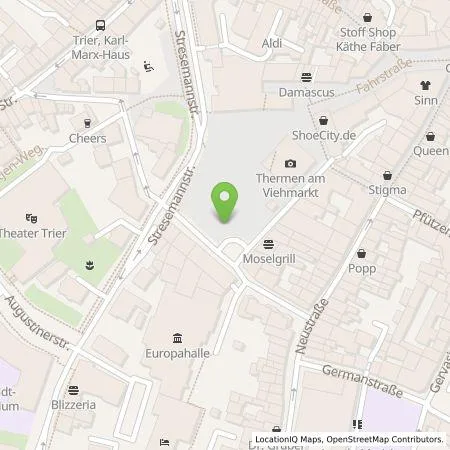 Standortübersicht der Tankstelle SWT Parken GmbH in 54290 Trier