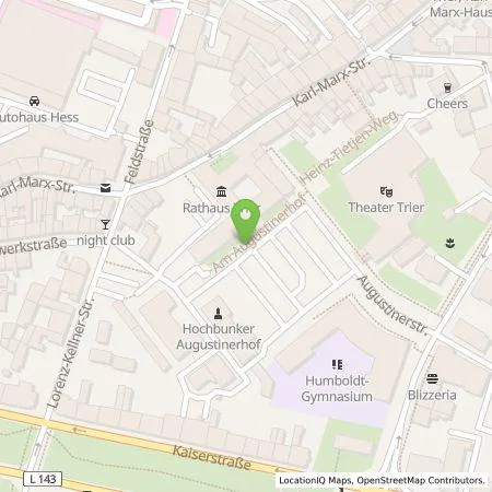 Standortübersicht der Tankstelle SWT Parken GmbH in 54290 Trier