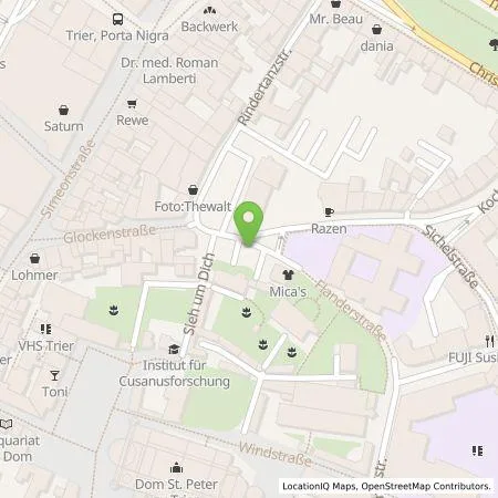 Standortübersicht der Tankstelle SWT Parken GmbH in 54290 Trier