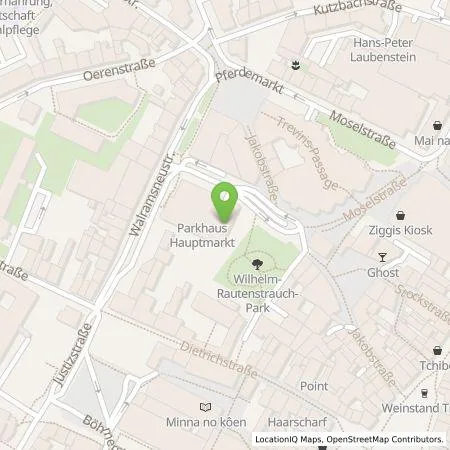 Standortübersicht der Tankstelle SWT Parken GmbH in 54290 Trier